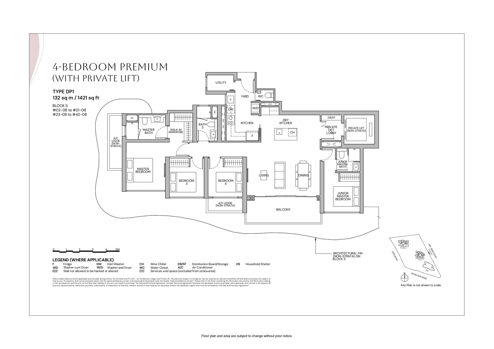 Zyon Grand 1 Bedroom Floor Plan 8