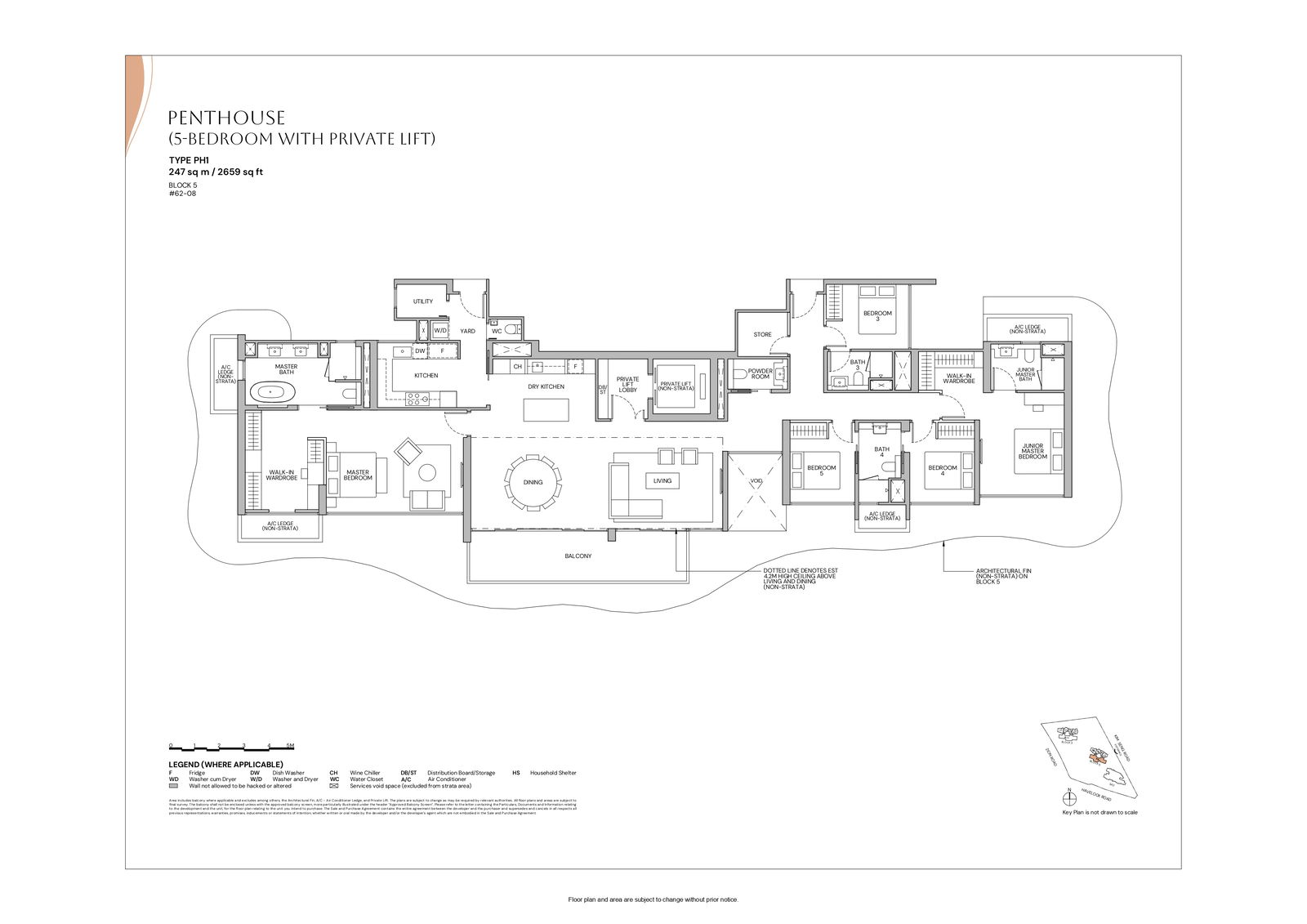 Zyon Grand 1 Bedroom Floor Plan 11